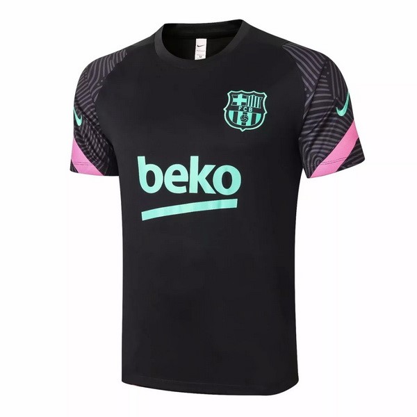 Trainingsshirt Barcelona 2020-21 Schwarz Grün Fussballtrikots Günstig